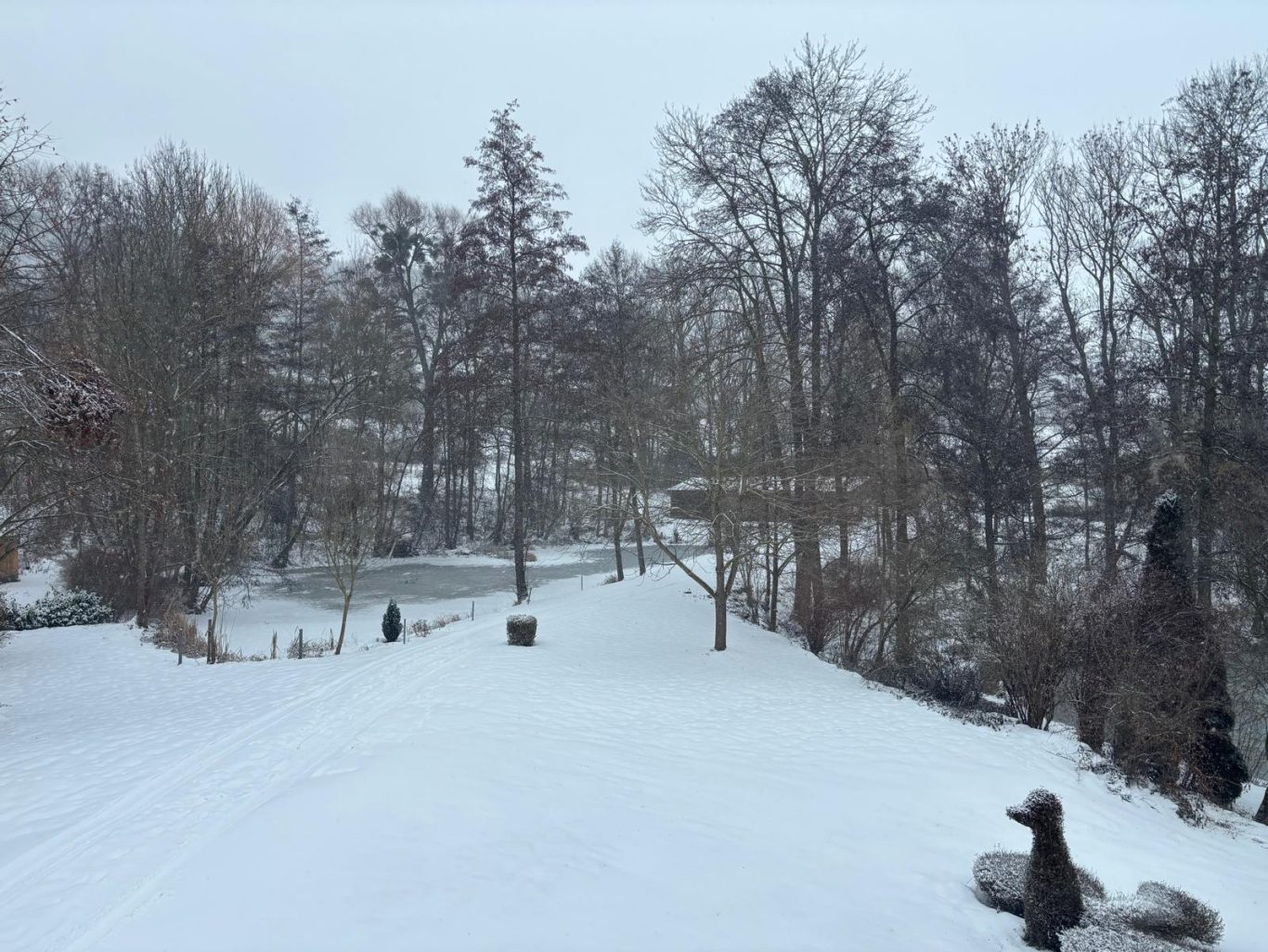 Im Winter ruht die Natur